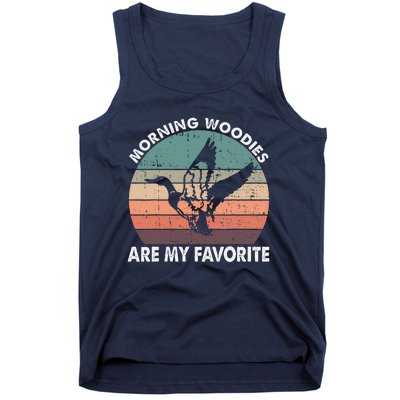 Morning Woody My Favorite Duck Hunting Funny Hunter Tank Top