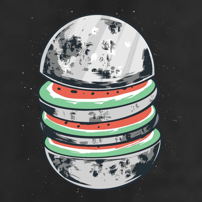 Moon Watermelon Cool Comfort Performance Bucket Hat