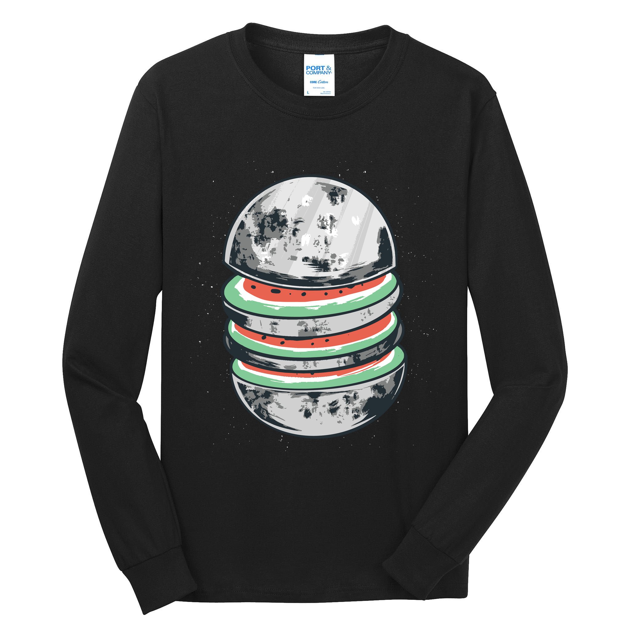 Moon Watermelon Tall Long Sleeve T-Shirt