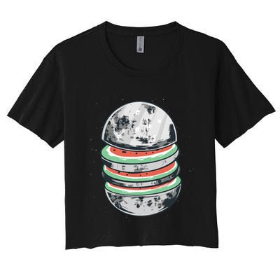 Moon Watermelon Crop Top