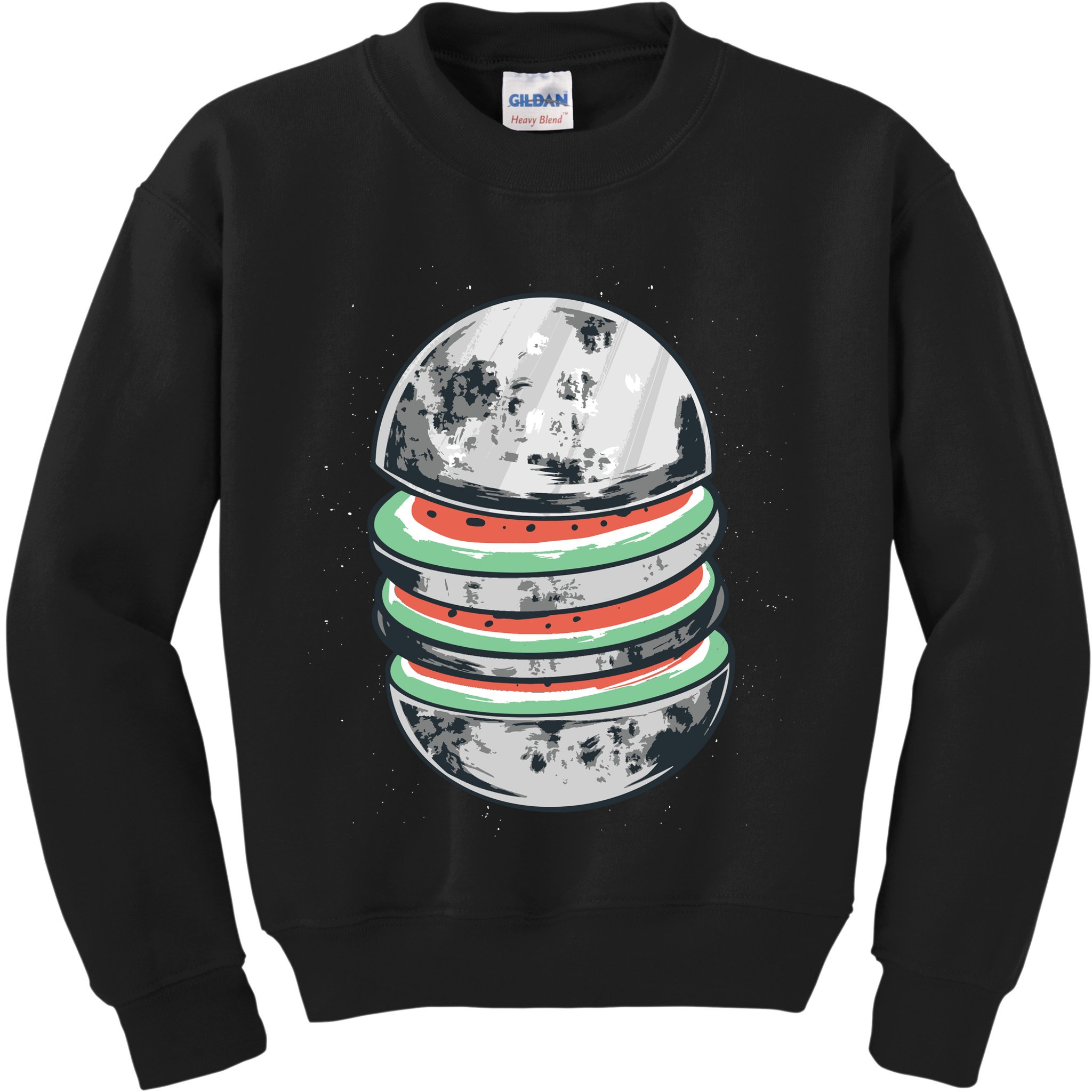 Moon Watermelon Kids Sweatshirt