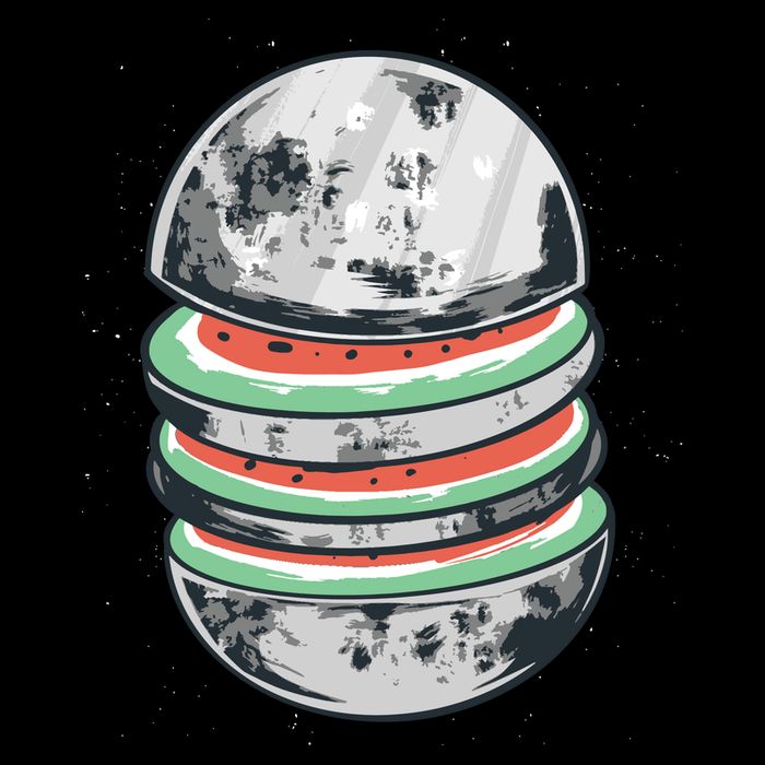 Moon Watermelon Kids Sweatshirt