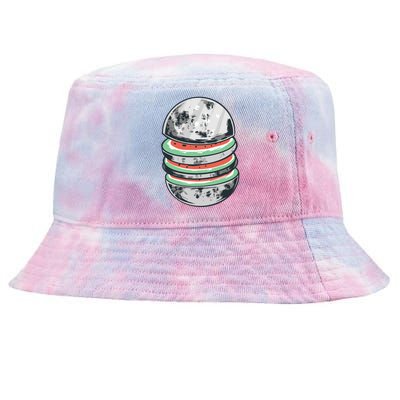 Moon Watermelon Tie-Dyed Bucket Hat