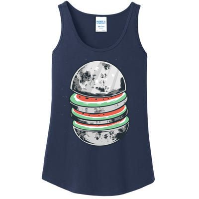 Moon Watermelon Ladies Essential Tank