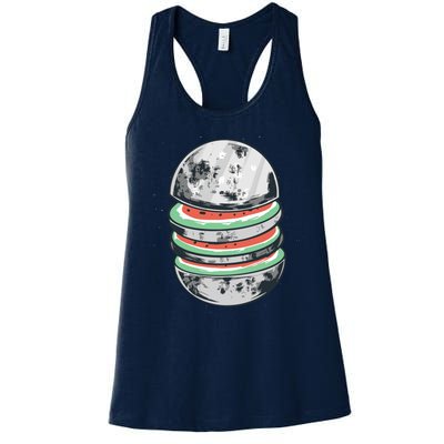 Moon Watermelon Women's Racerback Tank