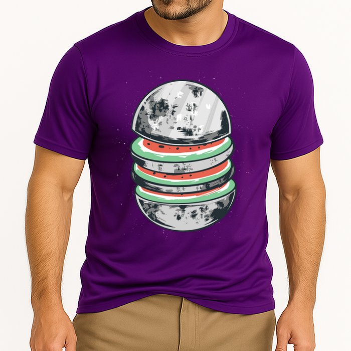 Moon Watermelon Cooling Performance Crew T-Shirt