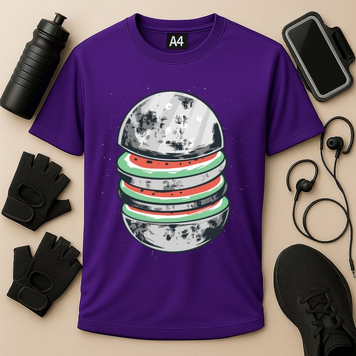 Moon Watermelon Cooling Performance Crew T-Shirt