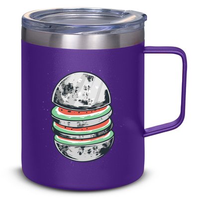 Moon Watermelon 12oz Stainless Steel Coffee Mug