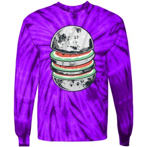 Moon Watermelon Tie-Dye Long Sleeve Shirt