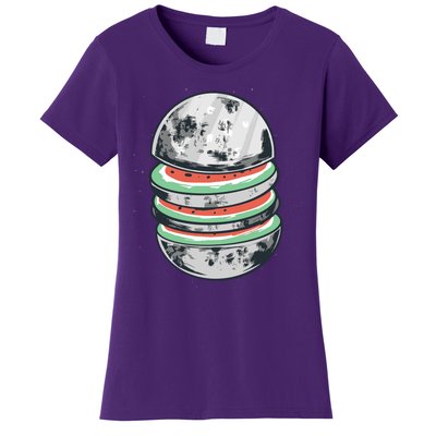 Moon Watermelon Women's T-Shirt