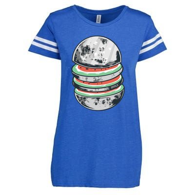 Moon Watermelon Enza Ladies Jersey Football T-Shirt