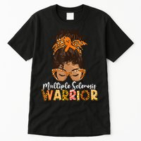 MS Warrior Messy Bun - Multiple Sclerosis Awareness Tall T-Shirt