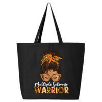 MS Warrior Messy Bun - Multiple Sclerosis Awareness 25L Jumbo Tote