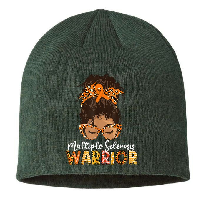 MS Warrior Messy Bun - Multiple Sclerosis Awareness Sustainable Beanie
