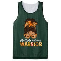 MS Warrior Messy Bun - Multiple Sclerosis Awareness Mesh Reversible Basketball Jersey Tank