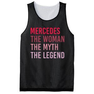 Mercedes Woman Myth Legend Personalized Name Birthday Gift Mesh Reversible Basketball Jersey Tank