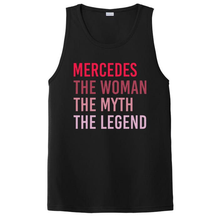 Mercedes Woman Myth Legend Personalized Name Birthday Gift PosiCharge Competitor Tank