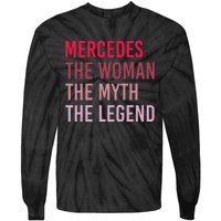 Mercedes Woman Myth Legend Personalized Name Birthday Gift Tie-Dye Long Sleeve Shirt