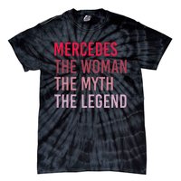 Mercedes Woman Myth Legend Personalized Name Birthday Gift Tie-Dye T-Shirt