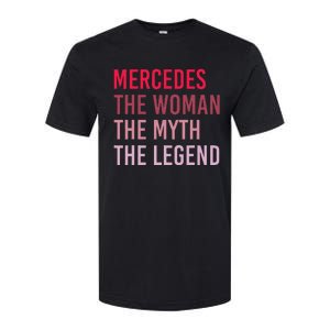 Mercedes Woman Myth Legend Personalized Name Birthday Gift Softstyle CVC T-Shirt