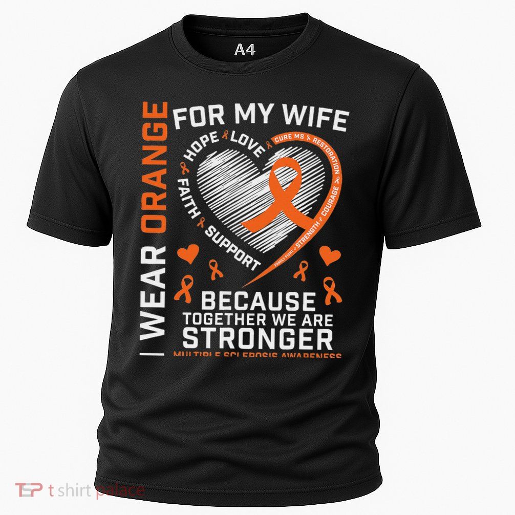 Ms Wife Multiple Sclerosis Ms Awareness Performance Shirt