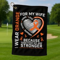 Ms Wife Multiple Sclerosis Ms Awareness Golf Towel