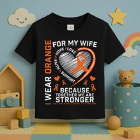 Ms Wife Multiple Sclerosis Ms Awareness Toddler T-Shirt