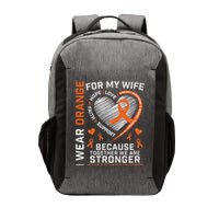 Ms Wife Multiple Sclerosis Ms Awareness Vector Backpack