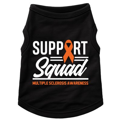Ms Warrior Ms Support Squad Multiple Sclerosis Awareness Cute Gift Doggie Tank