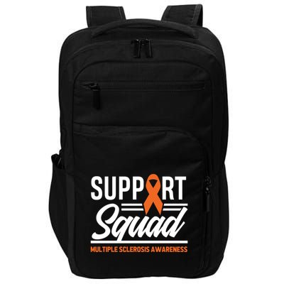 Ms Warrior Ms Support Squad Multiple Sclerosis Awareness Cute Gift Impact Tech Backpack