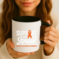 Ms Warrior Ms Support Squad Multiple Sclerosis Awareness Cute Gift Mug