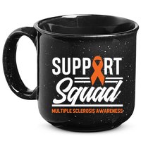 Ms Warrior Ms Support Squad Multiple Sclerosis Awareness Cute Gift 15oz Campfire Ceramic Mug