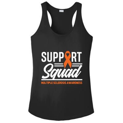 Ms Warrior Ms Support Squad Multiple Sclerosis Awareness Cute Gift Ladies PosiCharge Competitor Racerback Tank