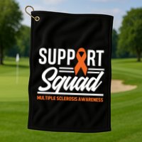Ms Warrior Ms Support Squad Multiple Sclerosis Awareness Cute Gift Golf Towel