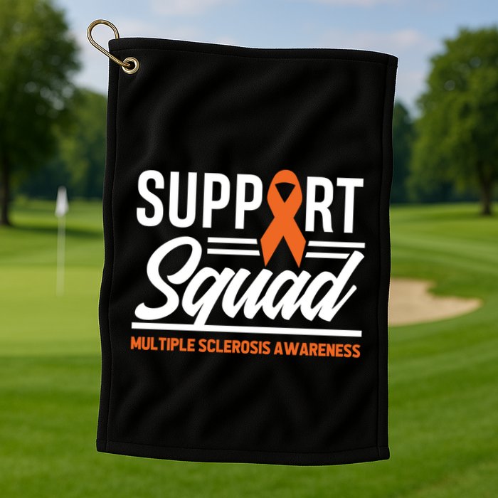 Ms Warrior Ms Support Squad Multiple Sclerosis Awareness Cute Gift Golf Towel