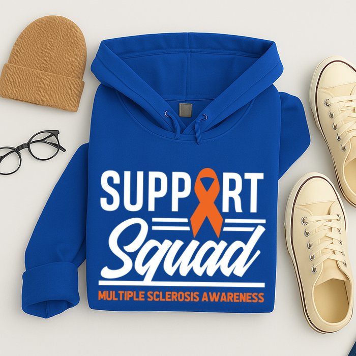 Ms Warrior Ms Support Squad Multiple Sclerosis Awareness Cute Gift Hoodie
