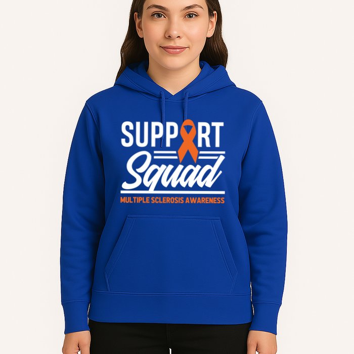 Ms Warrior Ms Support Squad Multiple Sclerosis Awareness Cute Gift Hoodie