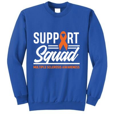 Ms Warrior Ms Support Squad Multiple Sclerosis Awareness Cute Gift Sweatshirt