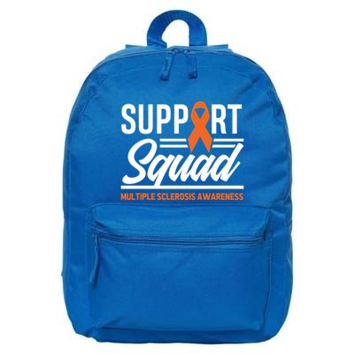 Ms Warrior Ms Support Squad Multiple Sclerosis Awareness Cute Gift 16 in Basic Backpack