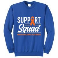 Ms Warrior Ms Support Squad Multiple Sclerosis Awareness Cute Gift Tall Sweatshirt