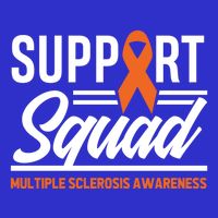 Ms Warrior Ms Support Squad Multiple Sclerosis Awareness Cute Gift Stripe Pom Pom Beanie