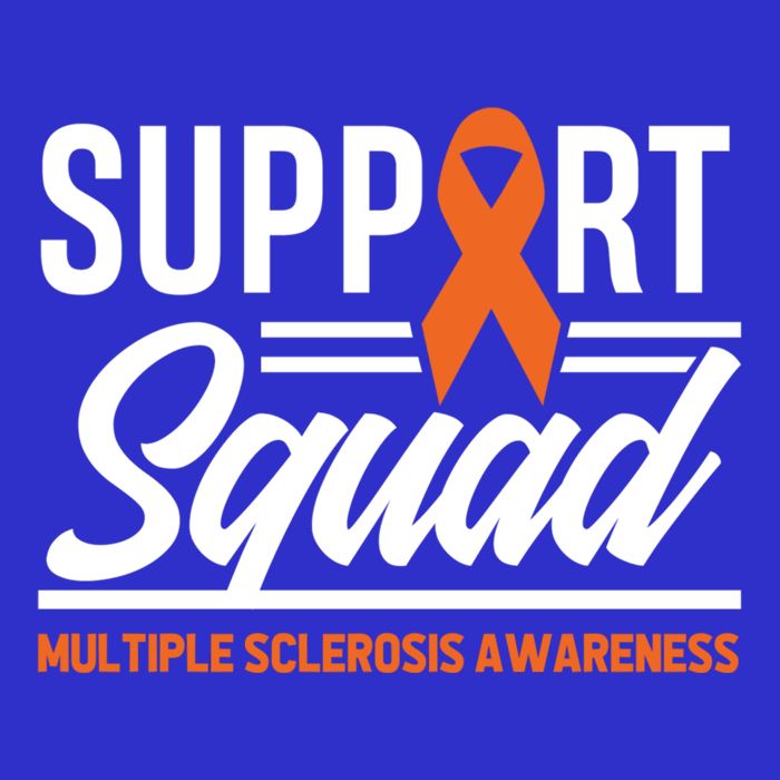 Ms Warrior Ms Support Squad Multiple Sclerosis Awareness Cute Gift Stripe Pom Pom Beanie