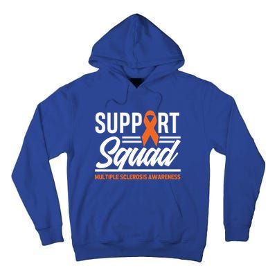 Ms Warrior Ms Support Squad Multiple Sclerosis Awareness Cute Gift Tall Hoodie