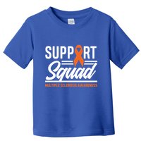 Ms Warrior Ms Support Squad Multiple Sclerosis Awareness Cute Gift Toddler T-Shirt