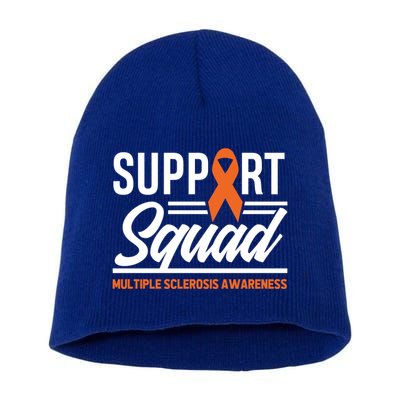 Ms Warrior Ms Support Squad Multiple Sclerosis Awareness Cute Gift Short Acrylic Beanie