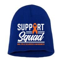 Ms Warrior Ms Support Squad Multiple Sclerosis Awareness Cute Gift Short Acrylic Beanie