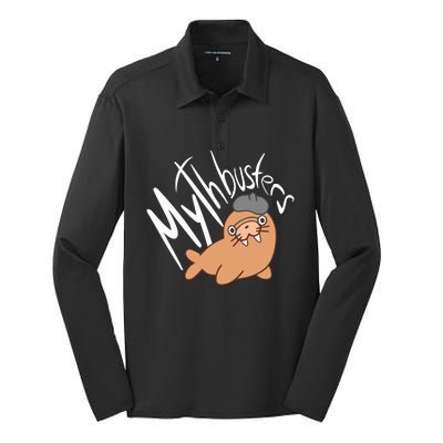 Mythbusters Walrus Silk Touch Performance Long Sleeve Polo