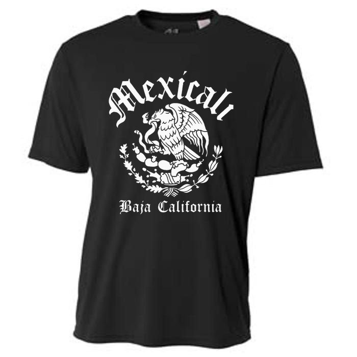 Mexicali With Mexican Emblem Mexicali Cooling Performance Crew T-Shirt