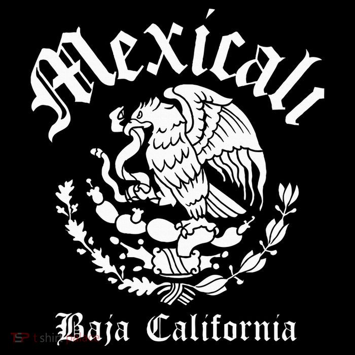 Mexicali With Mexican Emblem Mexicali Tall T-Shirt