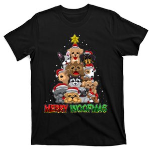 Merry Woofmas Merry Christmas For Dog Lovers T-Shirt